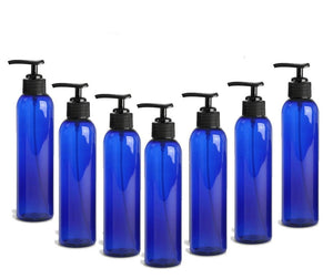 6 Black 4 Oz Lotion Pump Dispenser BOTTLES 120mL BPA Free PET Black Pump Cap Lotion, Shampoo, Body Cream, Soap Aromatherapy, Essential Oil