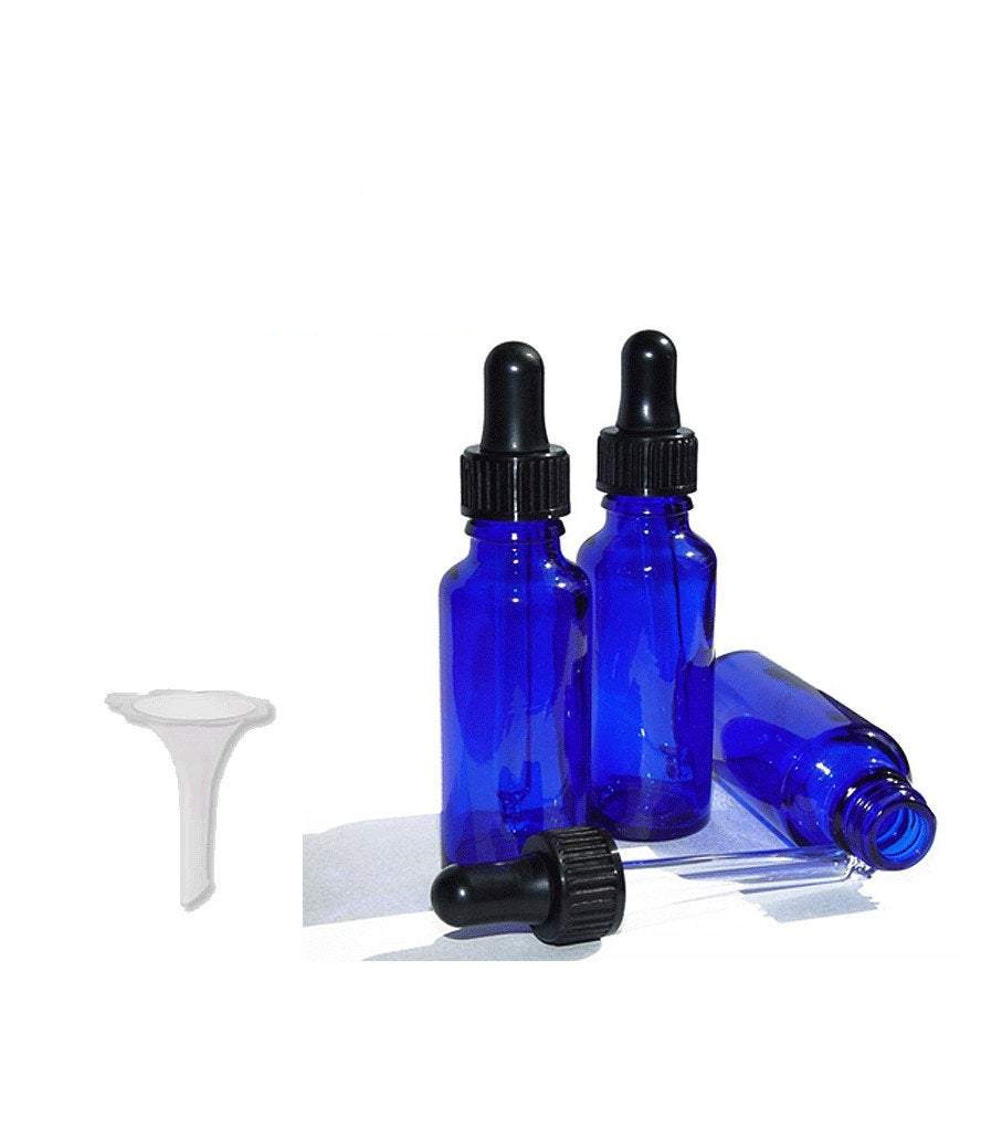 12 15mL Glass Dropper Bottles Amber 1/2 Oz Boston Round Black Medicine Bulb Dropper Glass Pipette Oil, Serums, Essential Oils Measure