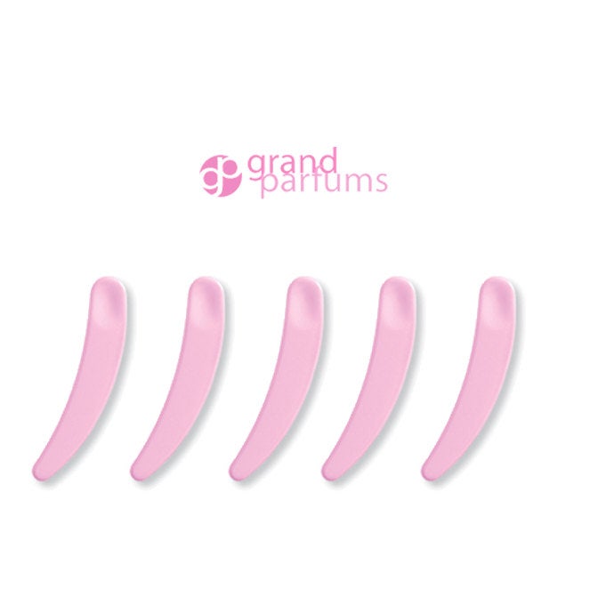 25 Mini Cosmetic SPATULAS Disposable Pink Gloss Spoon Boomerang for Makeup Mixing Sugar Scrubs Dispersing Product Discount Beauty Tools DIY