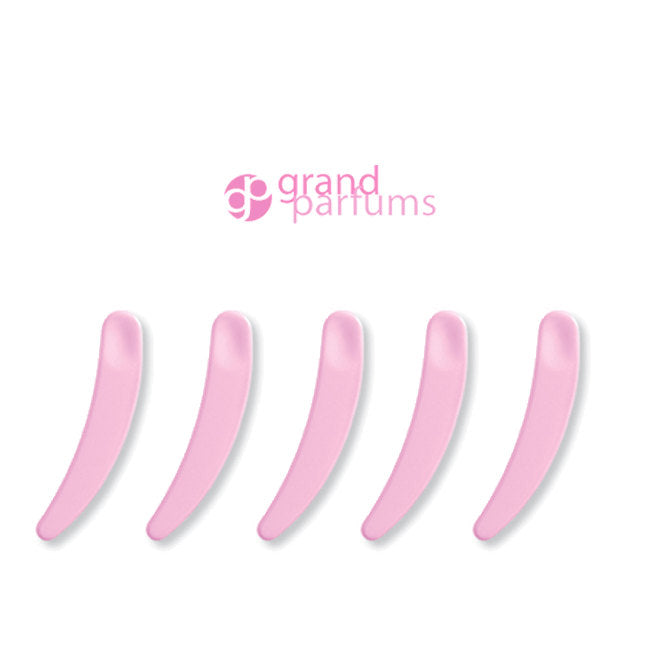 50 Small Cosmetic SPATULAS Disposable Pink Gloss Spoon Boomerang for Makeup Mixing Sugar Scrubs Dispersing Product Discount Beauty Tools DIY