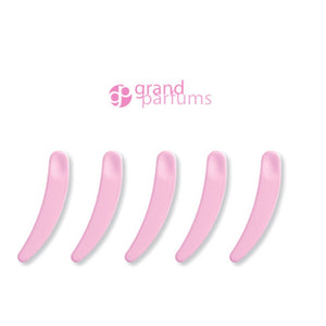 12 Mini Cosmetic SPATULAS Disposable Pink Gloss Spoon Boomerang Makeup, Mixing Sugar Scrubs, Dispersing Product Discount Beauty Tools DIY