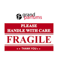 Load image into Gallery viewer, 50 FRAGILE, Handle With Care Stickers Labels Shipping 2&quot; x 3&quot; Postal Notifications RED and WHITE - Thank You Package Labels