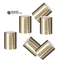 Load image into Gallery viewer, 144 JUMBO Metallic MATTE Rose PINK Roll On Bottle Caps Upscale 30ml Glass Roller Ball Bottle Essential Oil Perfume Roll-on Xtra Large 1 Oz