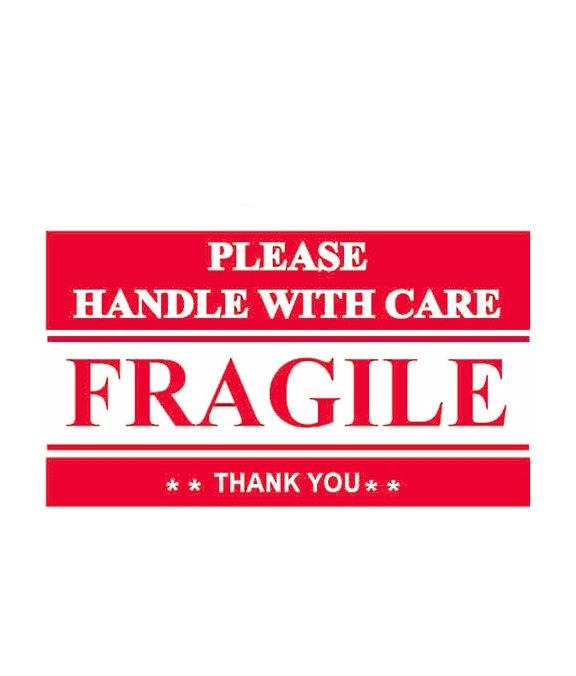 100 FRAGILE, Handle With Care Stickers Labels Shipping 2