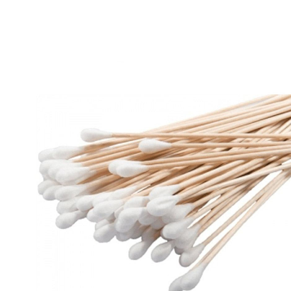 1000 Cotton Swabs w/ Wood Handle for Makeup, Cleaning Fragrance Essential Oil Testing Tester Perfume Making Supply Aromatherapy Q-Tip 6 inch