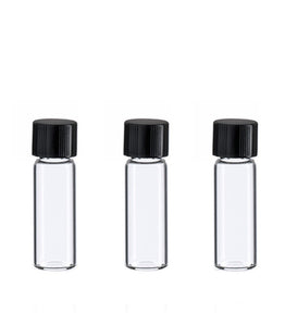 12 Amber Glass 2ml Essential Oil Vials Bottles 1/2 DRAM  2 ml w/ Black Caps Essential Oil, Carrier Oil Cosmetic Sampler Bulk Wholesale