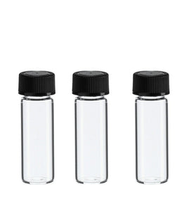 144 oN SaLe BULK Clear Glass DRAM Vials Perfume Sample Tester 3.7ml Empty Bottles w/ Caps WHOLESALE 1/8 Ounce Storage Essential Oil .125 Oz