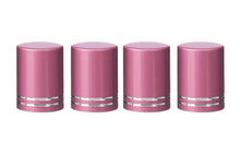 Load image into Gallery viewer, 144 MATTE SILVER Roll On Bottle CAPS Upscale Metallic Lid for 5ml and 10ml Glass Roller Ball Bottles Essential Oil Perfume Lip Gloss Roll-on