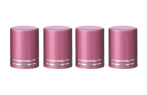144 MATTE SILVER Roll On Bottle CAPS Upscale Metallic Lid for 5ml and 10ml Glass Roller Ball Bottles Essential Oil Perfume Lip Gloss Roll-on