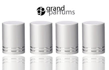 Load image into Gallery viewer, 6 MATTE TURQUOISE Roll On Bottle CAPS Upscale Metallic Lid for 5ml, 10ml Glass Roller Ball Bottles Essential Oil Perfume Lip Gloss Roll-on