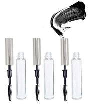 Load image into Gallery viewer, 3 LUXURY Empty Mascara Container 7.5ml Tubes 1/4 Oz Shiny GOLD Metallic Applicator Wand Caps 7.5ml Private Label Packaging DIY Cosmetics