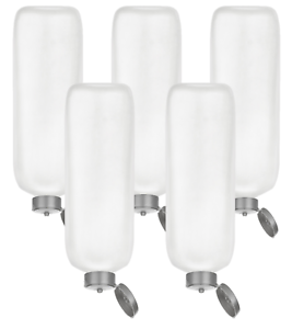 10 Pack 8 Oz Soap Dispensing Shower Bottles Squeeze Flip Cap Plastic Tottle Bulk